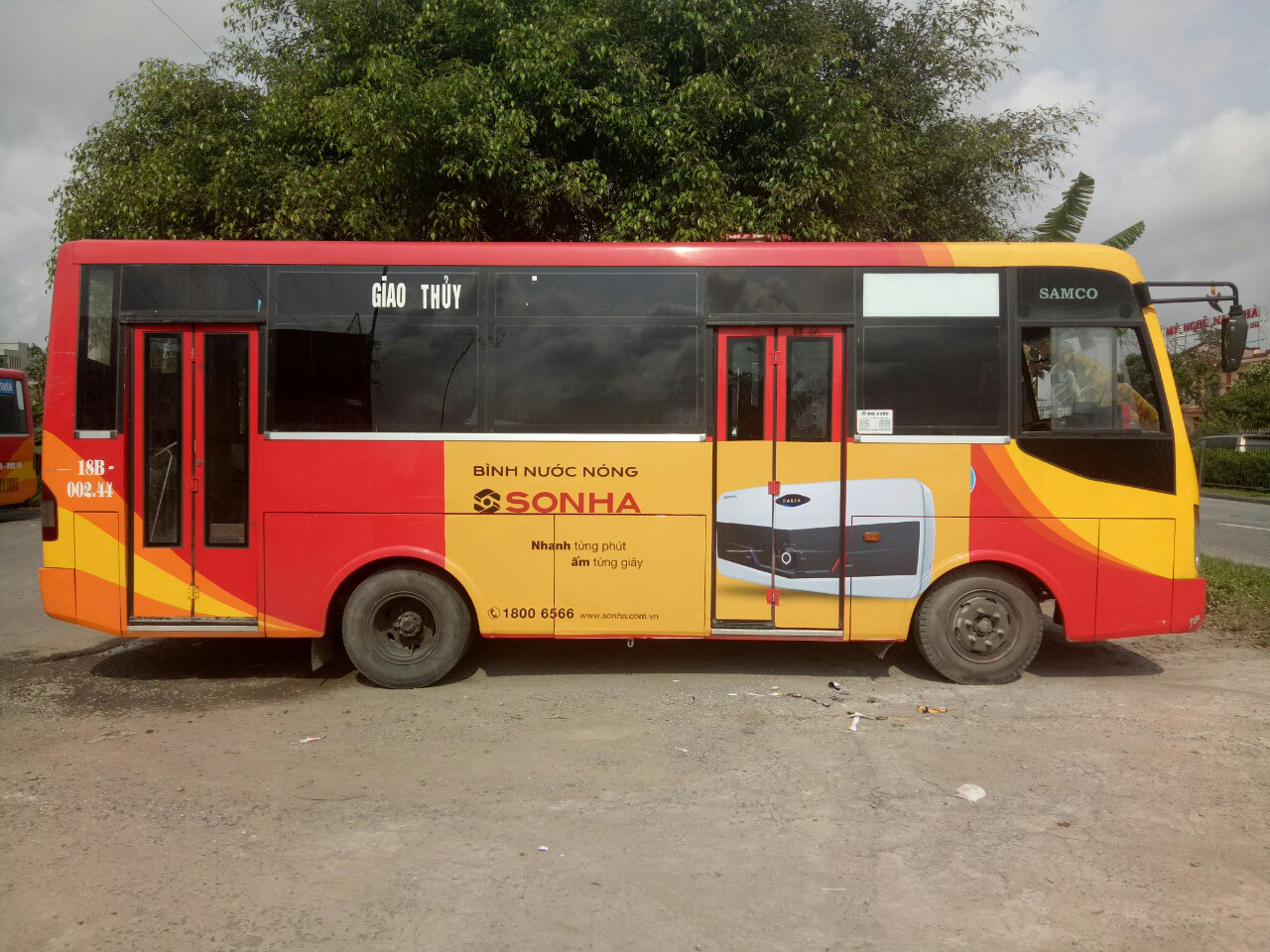 Quảng cáo xe bus Nam Định